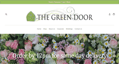 Desktop Screenshot of greendoorflorist.com